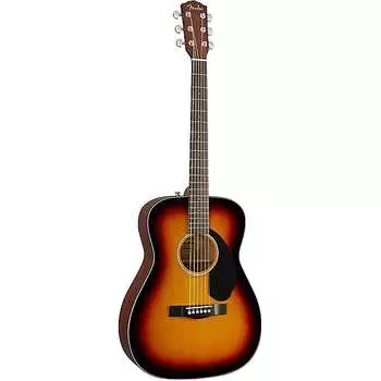 Fender CC-60S Concert, накладка на гриф из орехового дерева, трехцветный классический дизайн Sunburst 970150032