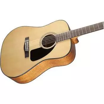 Fender CD-60 Dreadnaught Acoustic с футляром, натуральный 0970110221