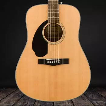 Fender CD-60S для левшей, накладка на гриф из орехового дерева, натуральный цвет
