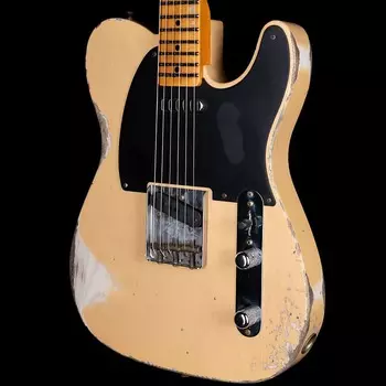 Fender Custom Shop 1952 Telecaster Heavy Relic Big U Neck Carve Nocaster Blonde