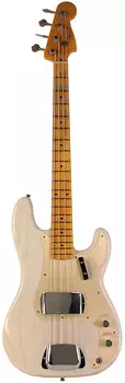 Fender Custom Shop 1959 Precision Bass Journeyman Relic, состаренная белая блондинка