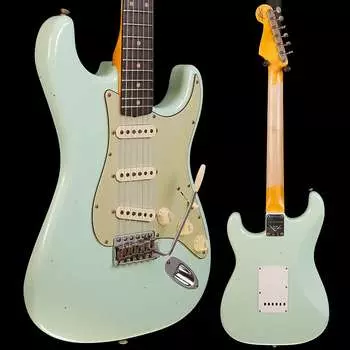 Fender Custom Shop 1960 Stratocaster Journeyman, Faded Surf Green 7 фунтов 15,3 унции