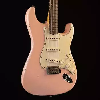 Fender Custom Shop 1960 Stratocaster Journeyman — супер выцветший состаренный розовый