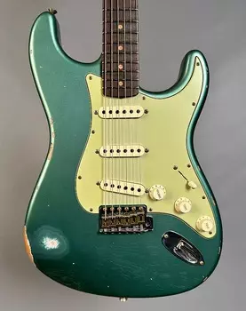 Fender Custom Shop 1960 Stratocaster Relic Aged Sherwood Green Metallic