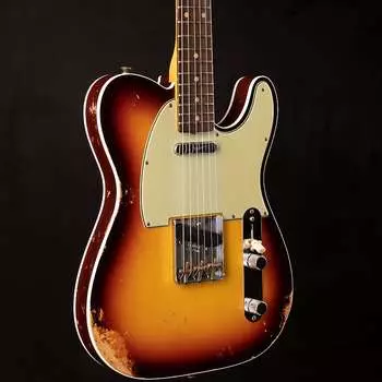 Fender Custom Shop 1960 Telecaster Custom Heavy Relic Chocolate 3-Tone Sunburst 262