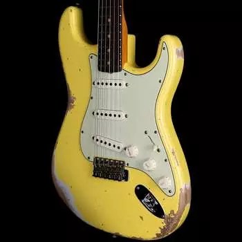 Fender Custom Shop 1961 Stratocaster Heavy Relic Rosewood Board Graffiti Yellow