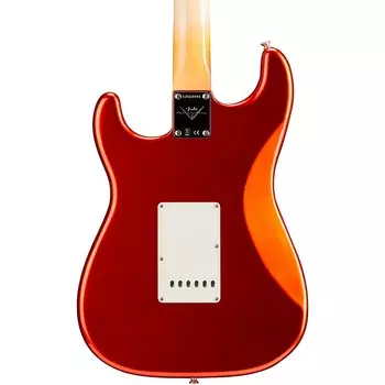 Fender Custom Shop '66 Stratocaster Deluxe Closet Классическая электрогитара Faded Aged Candy Apple Red