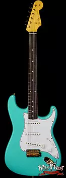 Fender Custom Shop Austin MacNutt Masterbuilt 1960 Stratocaster NOS Sea Foam Green с золотой фурнитурой Fender Custom Shop Austin MacNutt Masterbuilt 1960 Stratocaster NOS Sea Foam Green with Gold Hardware