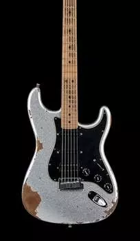 Fender Custom Shop Empire 67 Super Stratocaster Heavy Relic - Silver Sparkle #12911