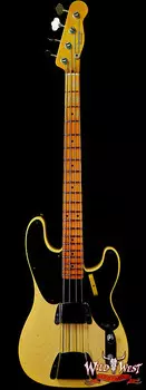 Fender Custom Shop Limited Edition 1951 Precision Bass P-Bass Journeyman Relic Nocaster Blonde