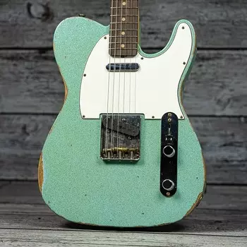 Fender Custom Shop Limited Edition '61 Telecaster Relic - Aged Blue Sparkle