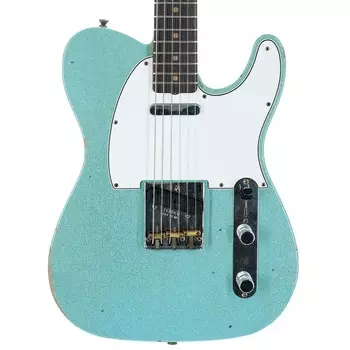 Fender Custom Shop Limited Edition '61 Telecaster Relic, Aged Daphne Blue Sparkle