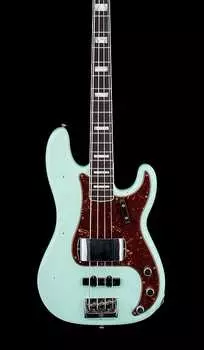 Fender Custom Shop Limited Edition P Bass Special Journeyman Relic — Surf Green #66124