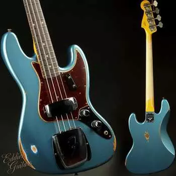 Fender Custom Shop LTD 1960 Jazz Bass Relic - Aged Lake Placid Blue