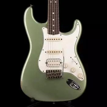 Fender Custom Shop Мастерская сборки Энди Хикс Stratocaster 1967 HSS Journeyman Relic Lime Gold