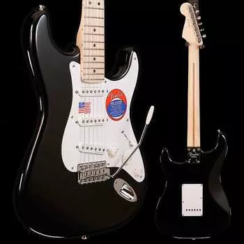 Fender Eric Clapton Stratocaster, Maple Fb, черный 8 фунтов 6,5 унций Eric Clapton Stratocaster, Maple Fb, Black 768 8lbs 6.2oz