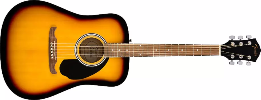 Fender FA-125 Dreadnought Walnut Fingerboard Sunburst Акустическая гитара с сумкой 0971210732