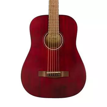 Fender FA-15 3/4 Scale Steel with Gig Bag Грецкий орех Накладка на гриф Красный FA-15 3/4 Scale Steel with Gig Bag Fingerboard Red
