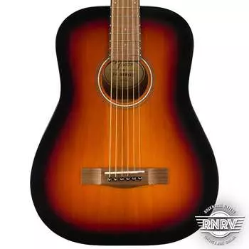Fender FA-15 3/4 Scale Steel with Gig Bag, накладка на гриф из орехового дерева, Sunburst FA-15 3/4 Scale Steel with Gig Bag, Walnut Fingerboard,