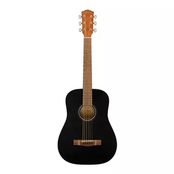 Fender FA-15 3/4 Стальная 6-струнная акустическая гитара (черный) Fender FA-15 3/4 Steel 6-String Acoustic Guitar (Black)