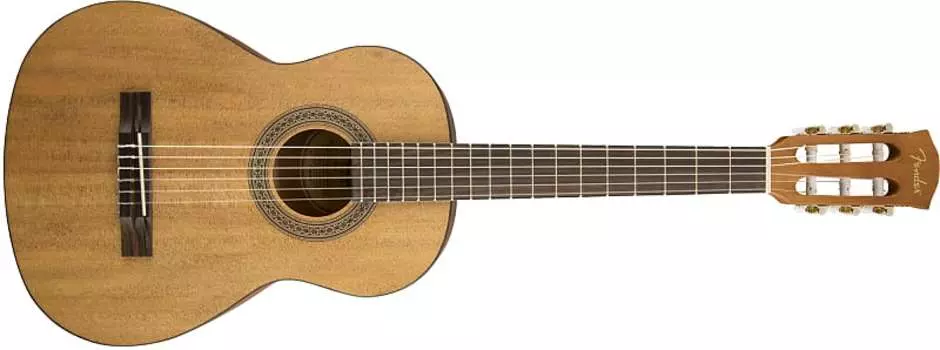 Fender FA-15N 3/4 нейлоновая гитара с чехлом