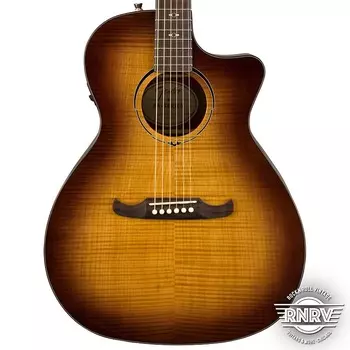 Fender FA-345CE Auditorium, гриф Laurel, 3 цвета Tea Burst
