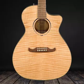 Fender FA-345CE Auditorium, накладка на гриф из орехового дерева, натуральный