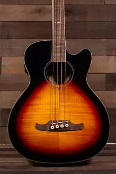 Fender FA-450CE Acoustic Bass, Laurel FB, 3 цвета Sunburst A-450CE Bass, Laurel Fingerboard, 3-Color Sunburst