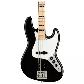 Fender Geddy Lee Jazz Bass 4-струнная бас-гитара, черная с сумкой Deluxe Gig Bag