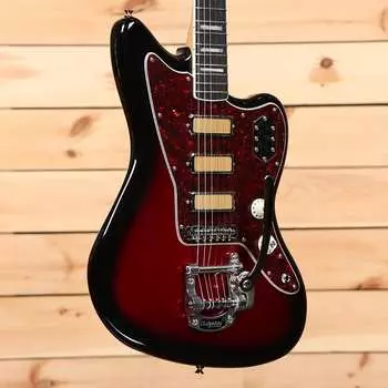 Fender Gold Foil Jazzmaster - Candy Apple Burst - MX22306126