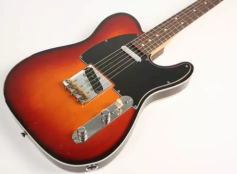 Fender Jason Isbell Custom Telecaster Rosewood 3-Color Chocolate Burst Серийный номер: MX22119651