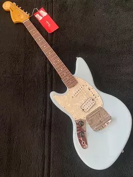 Fender Kurt Cobain Signature Jag-Stang Left-Handed Sonic Blue #MX21547266 (7 фунтов, 10,9 унции)