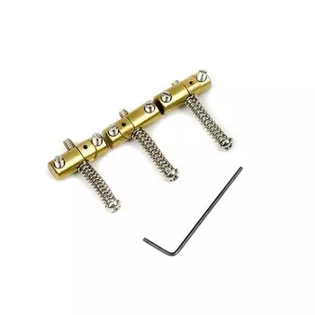 Fender Movable Intonating Tele Saddle Kit для обновления седла Vintage Style 3 Tele Bridge 0992099000