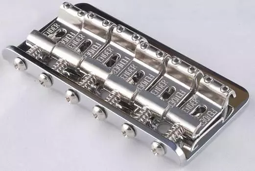Fender Non Tremolo 6-Saddle Hardtail Classic/Standard Series Stratocaster Bridge Assembly Chrome 006-0068-0 0060068000