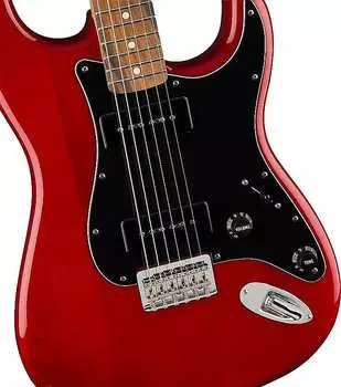 Fender Noventa Strat Pao Ferro малиновый красный прозрачный Noventa Strat Pao Ferro Crimson Red Transparent