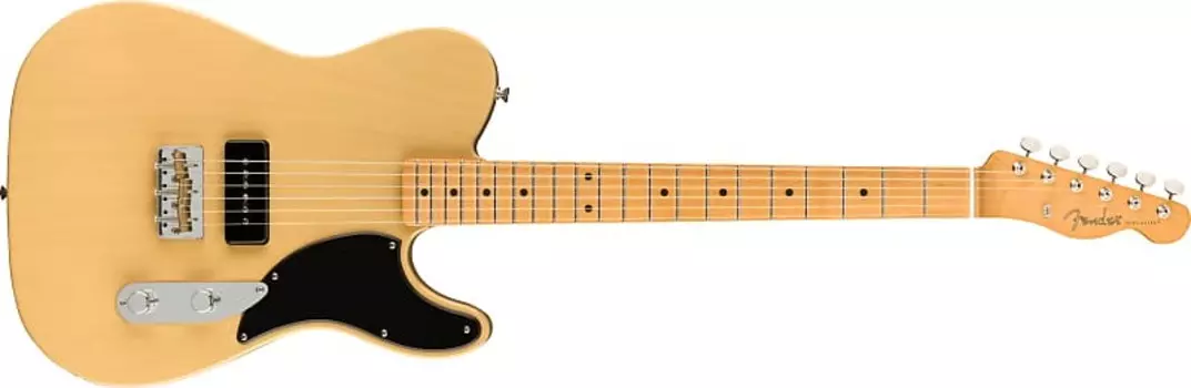 Fender Noventa Telecaster, кленовый гриф, винтажная светлая электрогитара MIM 0140912307