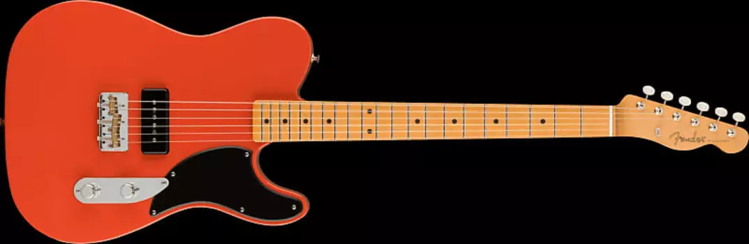 Fender Noventa Telecaster с кленовым грифом в цвете Fiesta Red See в магазине по цене продажи
