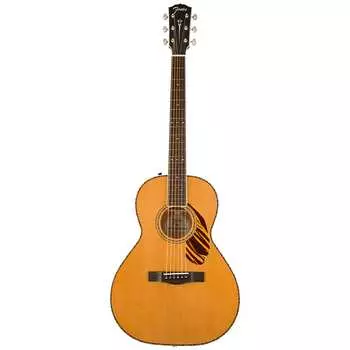 Fender Paramount PS-220E Parlor, натуральный, с жестким кейсом Fender PS-220E Parlor