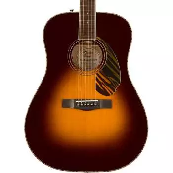 Fender PD-220E Dreadnought - накладка на гриф из овангкола, 3-цветные винтажные солнечные лучи