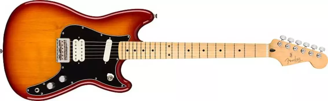 Fender Player Duo-Sonic HS, кленовый гриф, цвет Sienna Sunburst — MX22081003