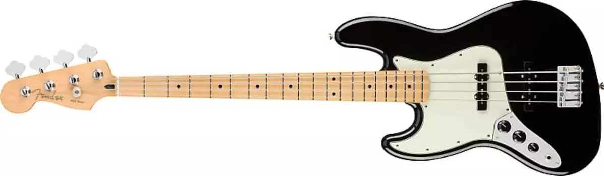 Fender Player Jazz Bass для левшей, кленовый гриф, черный