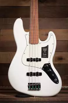 Fender Player Jazz Bass Fretless, Pau Ferro FB, полярно-белый