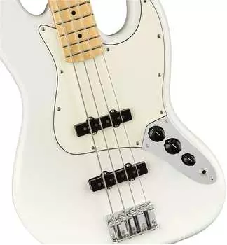 Fender Player Jazz Bass Guitar Накладка на гриф из клена, полярно-белая