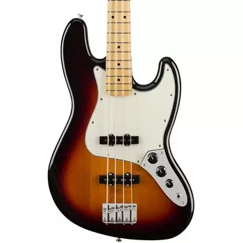 Fender Player Jazz Bass, кленовый гриф, 3 цвета Sunburst Player Jazz Bass, Maple Fingerboard, 3-Color Sunburst