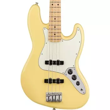 Fender Player Jazz Bass, кленовый гриф, масляный крем