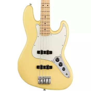 Fender Player Jazz Bass, кленовый гриф, масляный крем Player Jazz Bass, Maple Fingerboard, Buttercream