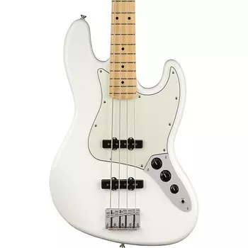 Fender Player Jazz Bass - кленовый гриф - полярно-белый