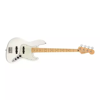Fender Player Jazz Bass, кленовый гриф, полярно-белый Fender Player Jazz Bass, Maple Fingerboard, Polar White