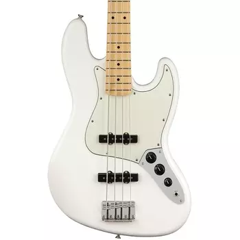 Fender Player Jazz Bass, кленовый гриф, полярно-белый Player Jazz Bass, Maple Fingerboard, Polar White
