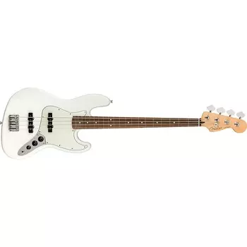 Fender Player Jazz Bass, накладка на гриф Pau Ferro, цвет Polar White